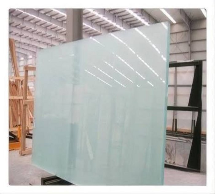 Frosted glass reference photo: sheet of frosted privacy glass